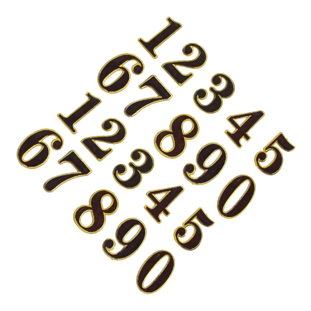 

20pcs 0-9 Acrylic Sign Doorplate Figure Modern Number Signboard Room Gate Number Hotel Address Digits Plaque