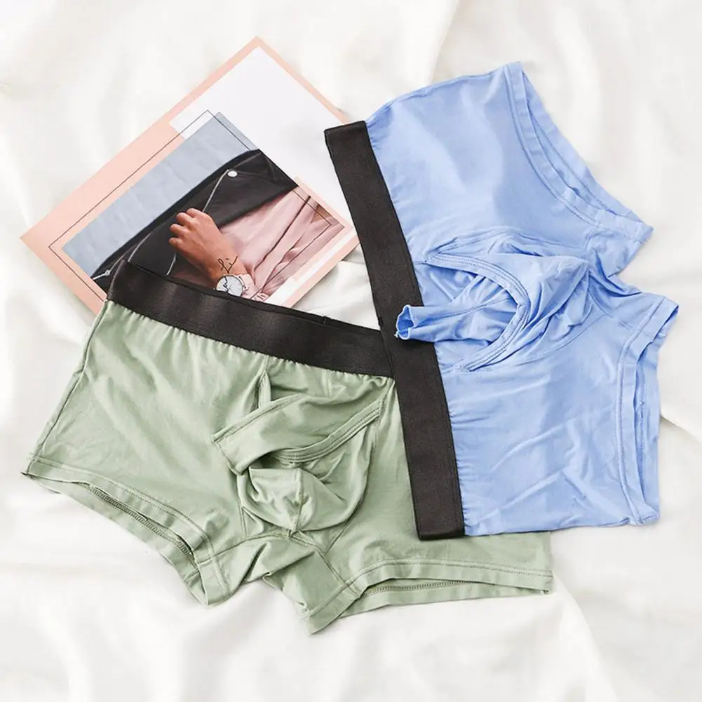 Stylish Shorts Panties Breathable Elastic Waistline Sweat Absorbing Shorts Underpants Protective