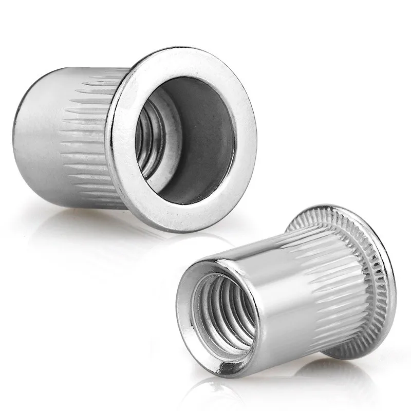 25 pcs M6 Corrosion Resistant Blind Rivet Nuts, great for DIY Hardware Projects, Easy Hammer Installation