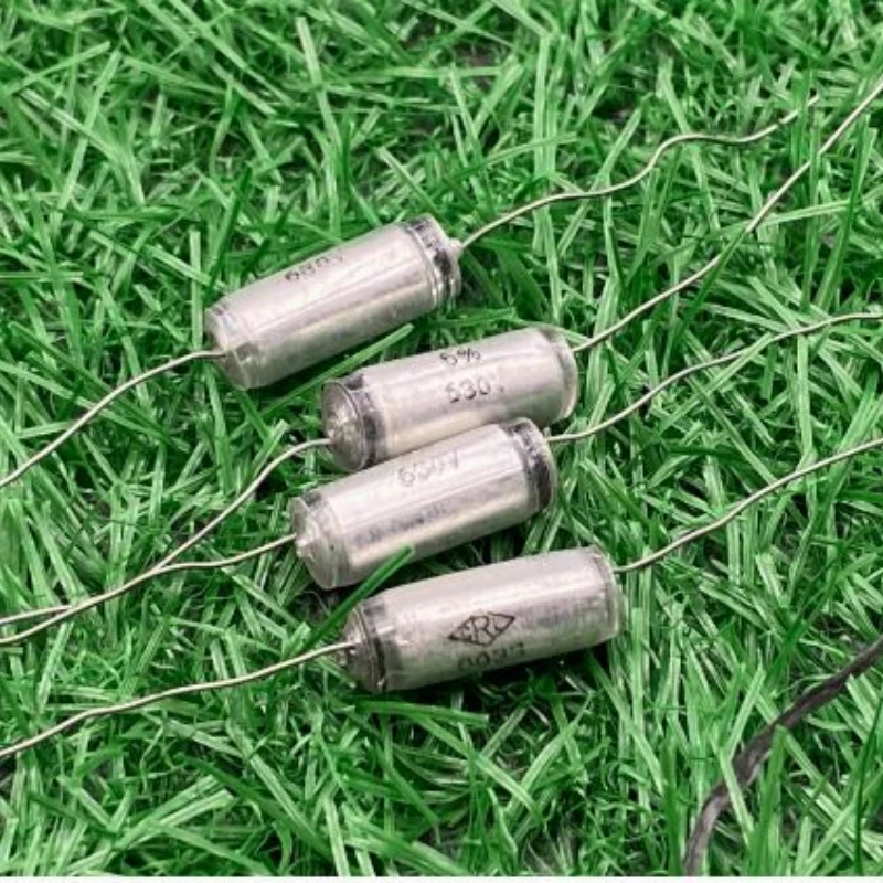 2PCS/LOT Silver Foil Metallized Film Capacitor 2200P125V Audio Coupling Capacitor 0.0033UF 3300P 630V