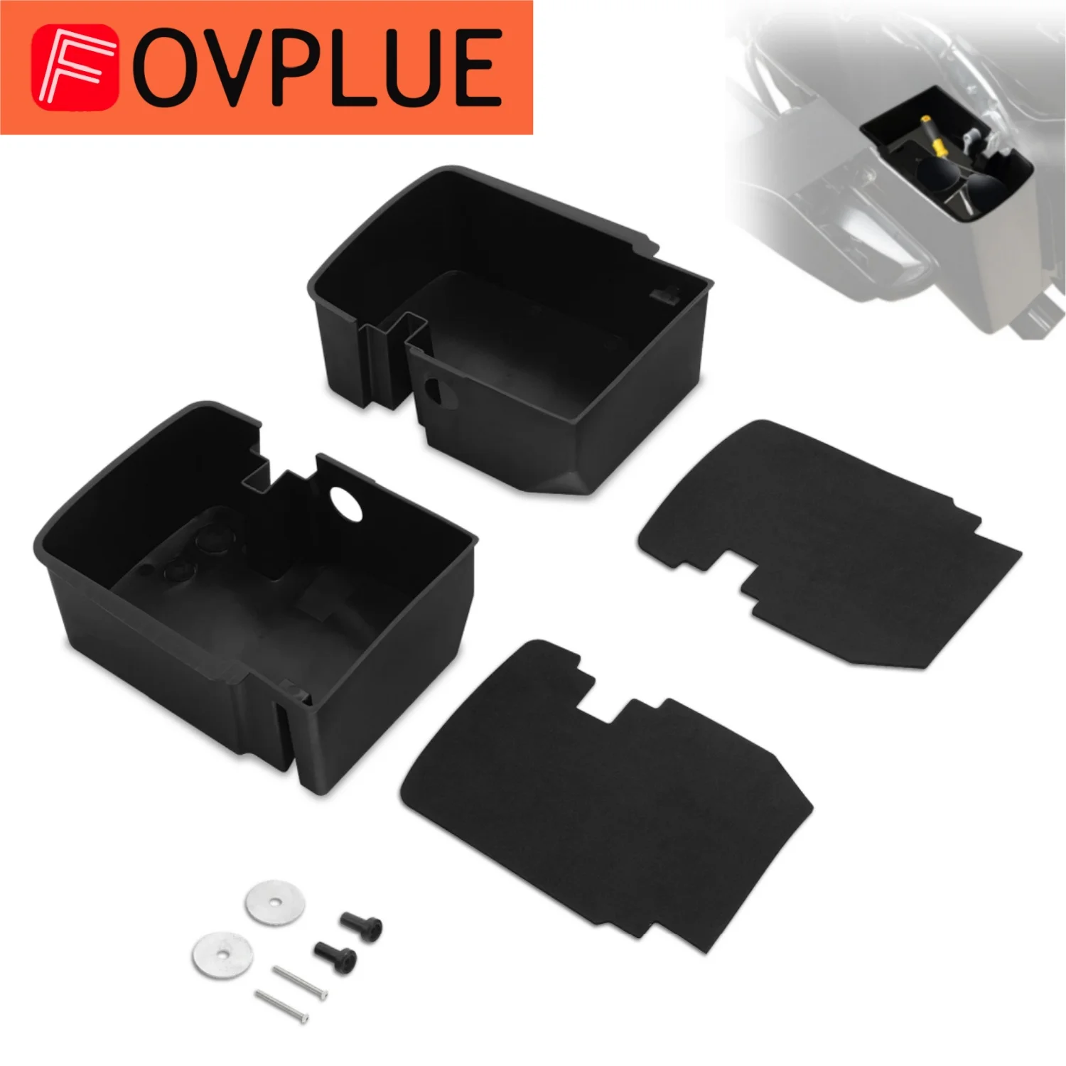 

Motorcycle accessories Top Shelf Saddlebag Organizer Tray For Harley Touring CVO Road Glide Road King Electra Street Glide 14-25