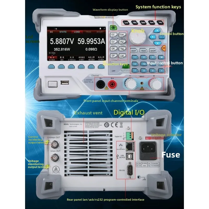 High Quality Professional DL3021 Programmable DC Electronic Load