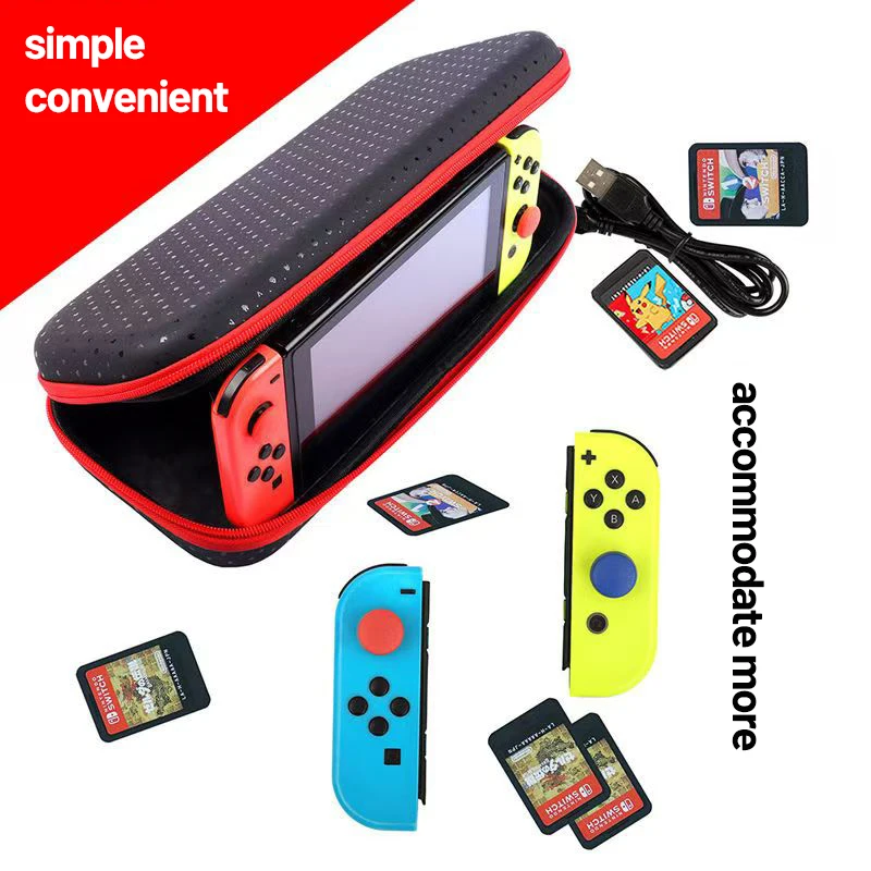 Compatible with 80 NS games, Nintendo Switch games, PS Vita games or SD card packs, game box holder hard shell