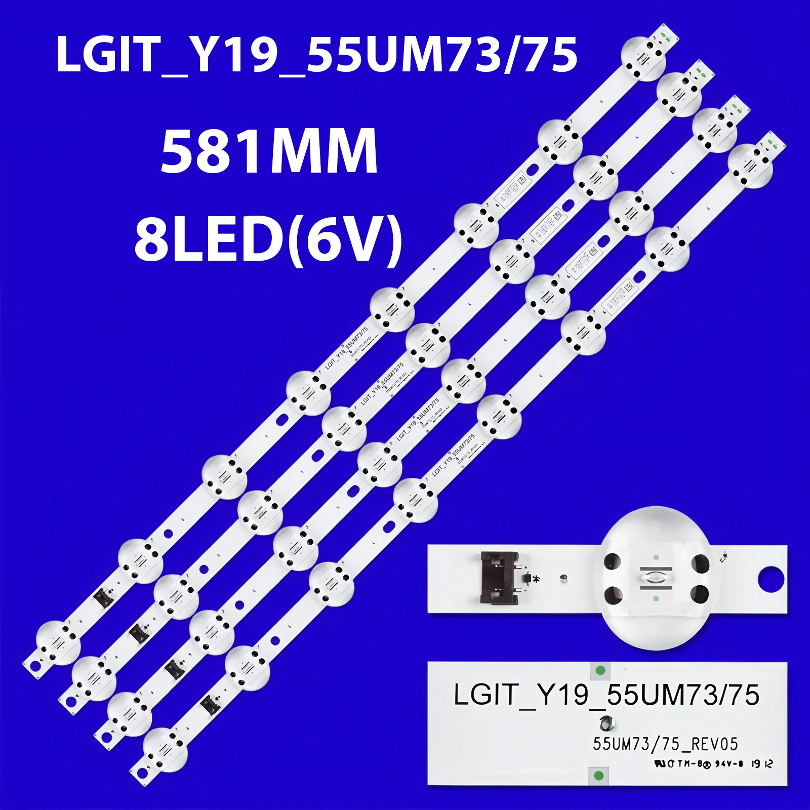 

Светодиодная лента для 55UM7300 55UM7400 55UM7450 55UM7470 55UM7520 55UM7300PUA 55UM7400PUA 55UM73 55UM7650PSB 55UM7300AUE 55UM7400PLB