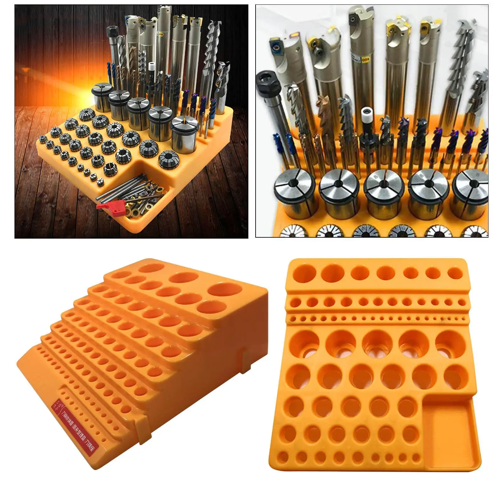 Multifunctional Drill Bit Holder Tool Milling Cutter Storage Box Stand Holder Case Manicure Accessories Tools Box Packaging