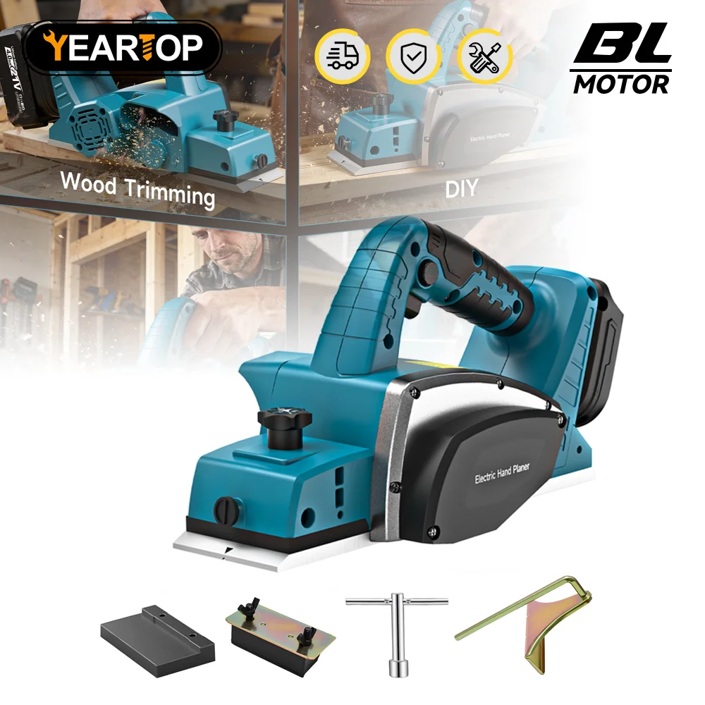 Brushless Electric Planer 30000RPM Cordless Electric Router 