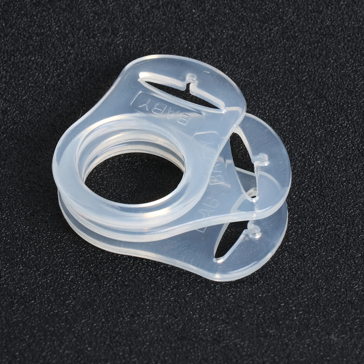 

20pcs Silicone Pacifier Clips Holders For Baby Newborn Infant Ring White Soft Safe High Quality Pacifier Clips Adapter Baby