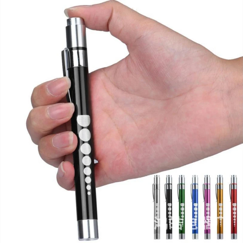 Medical First Aid Mini Pen Light Flashlight Torch LED EMT Doctor Small Portable