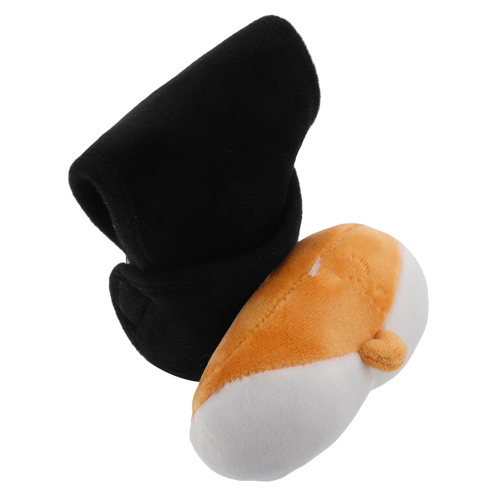 

Car Kit Corgi Accessories Fuzzy Gear Shift Cover Auto for Girls Knob Interior Hoodie Automotive Cute