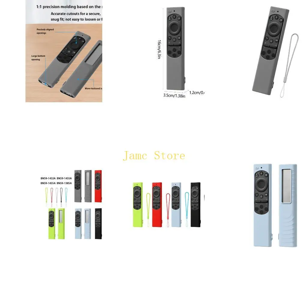 LX0B Dustproof Silicone Case for BN5901480D 1432A Remote Flexible AntiDrop Protector