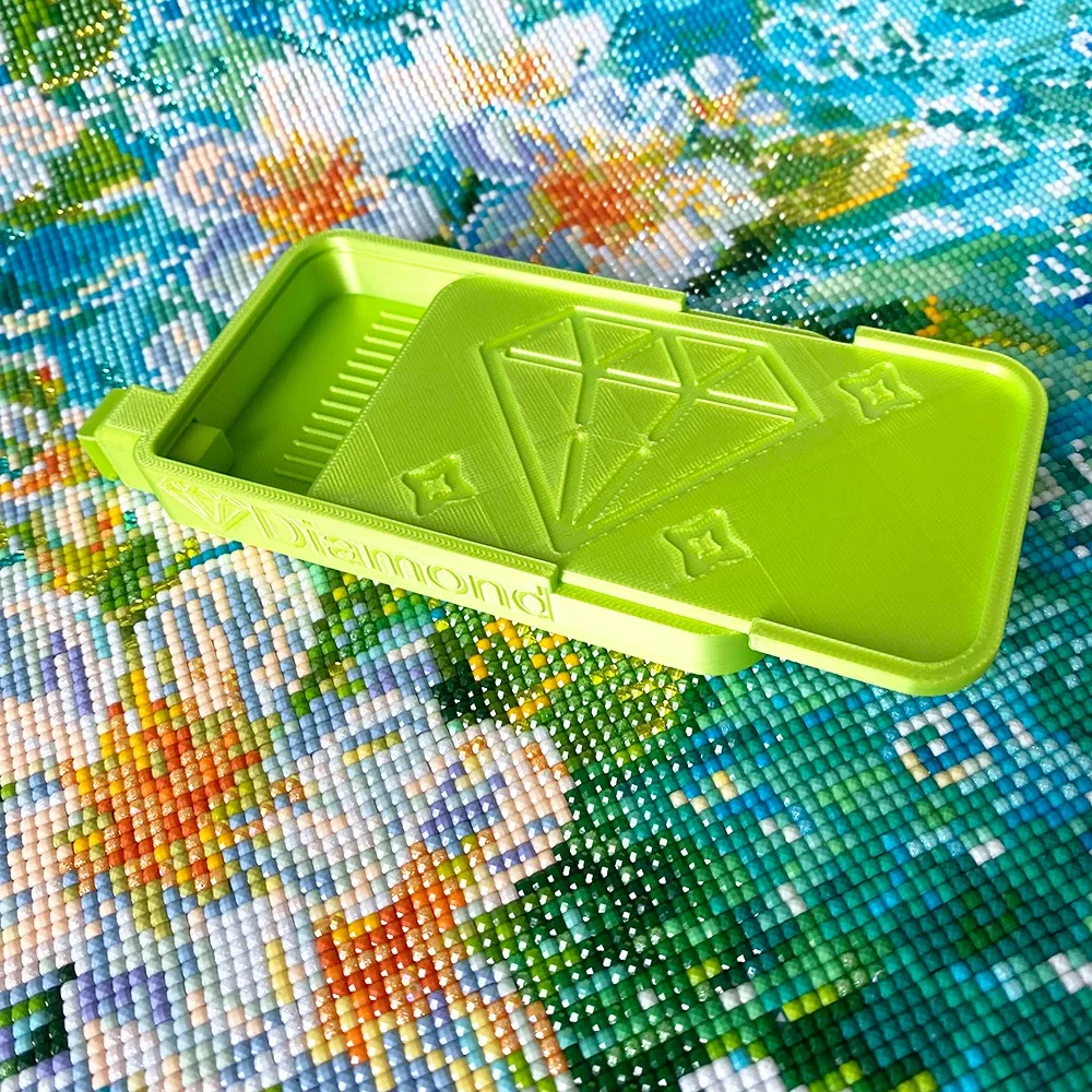 11 Farben Multifunktionale Diamantmalerei-Aufbewahrungsbox, Diamantkunst-Werkzeugzubehör, Geschenk für Diamantmalerei-Liebhaber – Detail 10