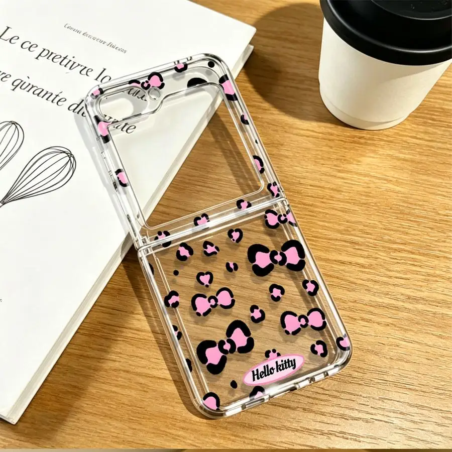 Transparent Soft Phone Cover Case for Samsung Galaxy Z Fold 8 Ultra Z Flip 6 5 4 3 Z Fold 7 6 5 4 3 ZFold8Ultra Sanrio Hello - view 3