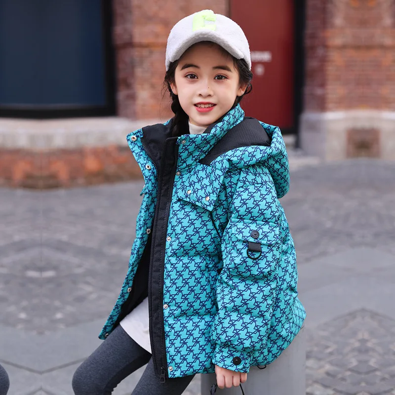 

5-14 Years Old Girl Winter Clothes 2023 Winter New Fashion Design Thick Warm Children's down Jacket Girl Winter Coat