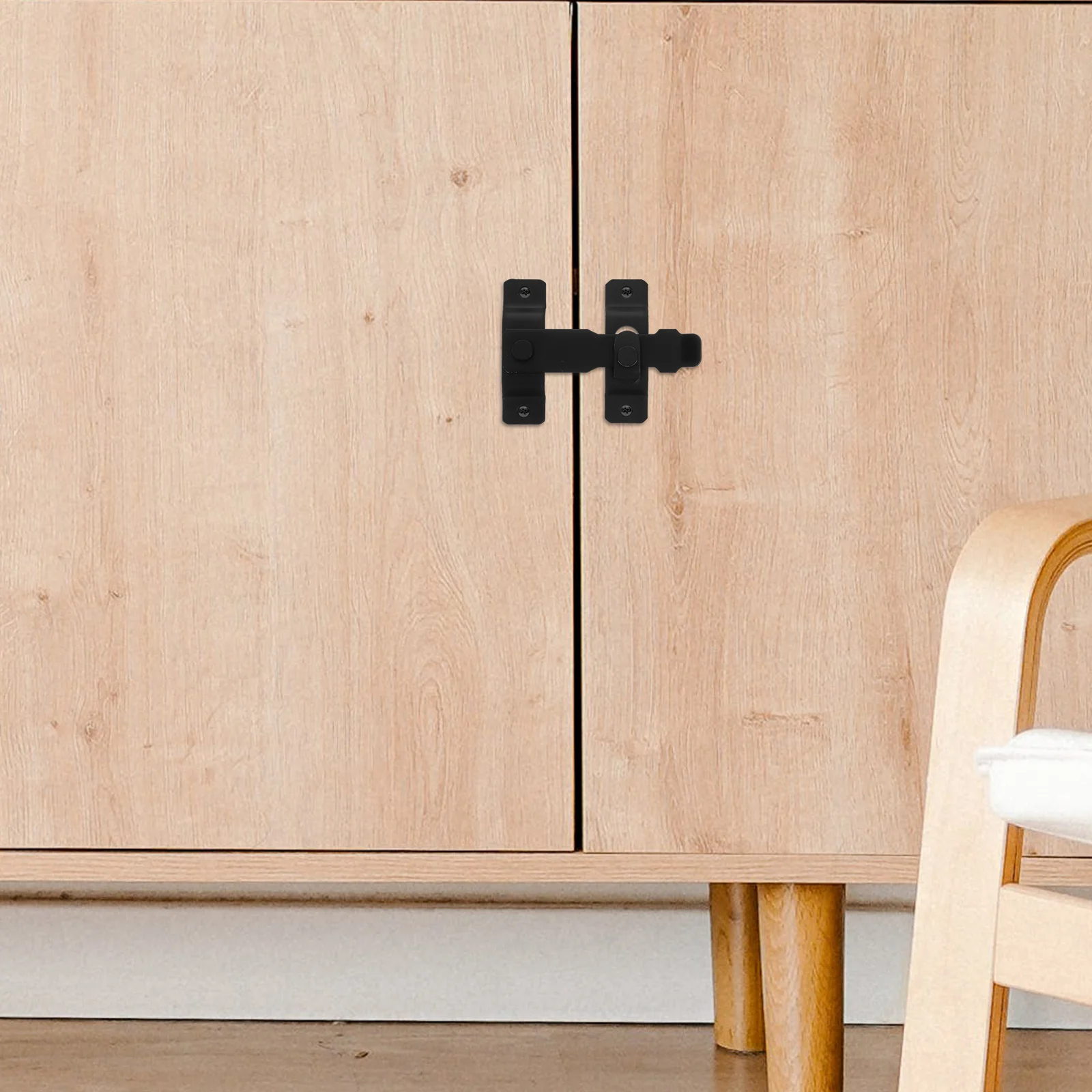 

Sliding Barn Door Lock Heavy Duty Surface Mounted Stainless Steel Latch for Garage Gate Lock Door Security Reinforcement