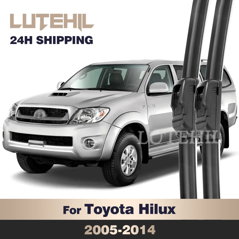 LUTEHIL Wiper For Toyota Hilux AN10 AN20 AN30 2005-2014 Wiper Front Wiper Blades Windshield Windscreen Window Brush 21