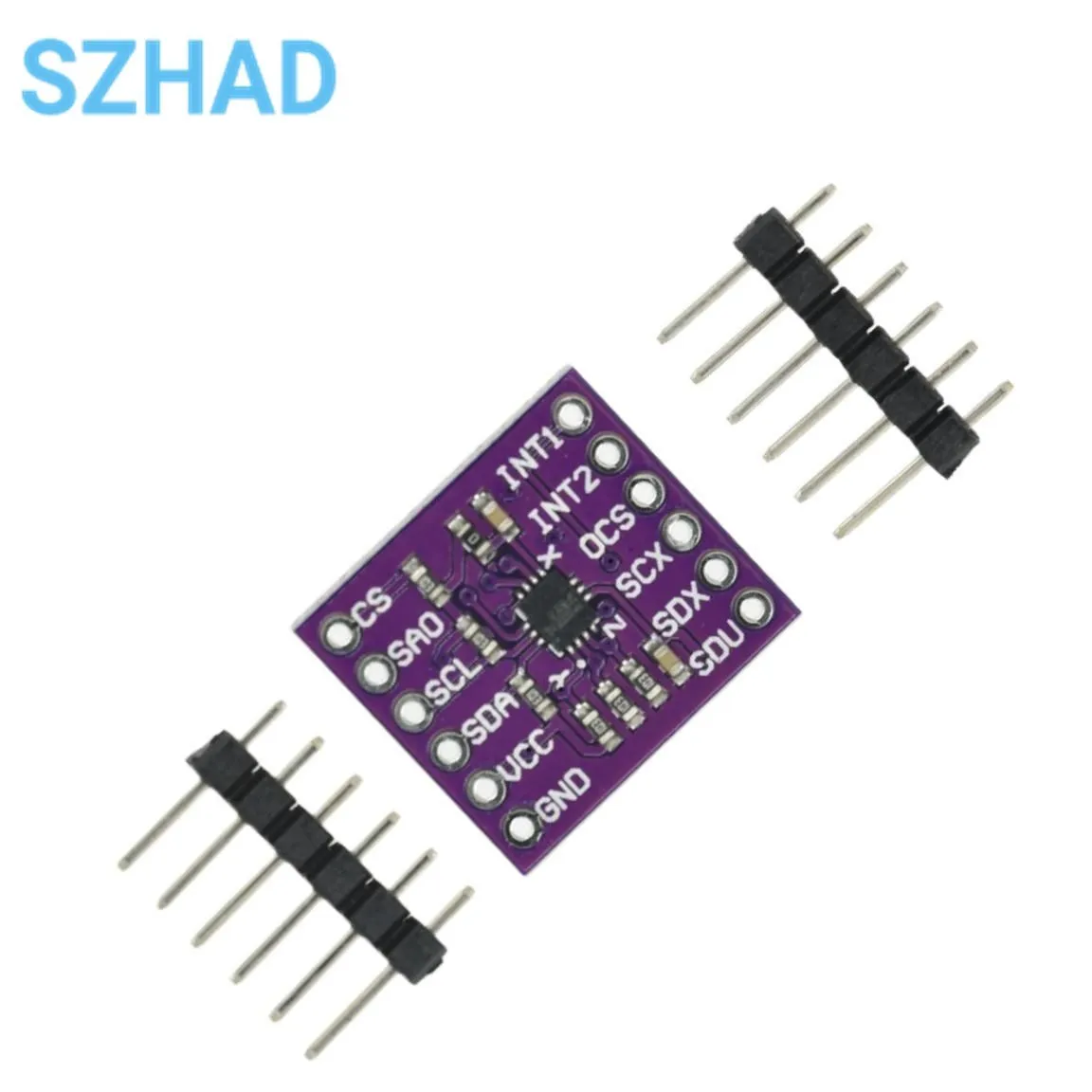 MCU-633 LSM6DSO 6DOF LSM6DSM Gyroscope Attitude Sensor Module 3D Accelerometer 3.3V SPI IIC I2C MIPI I3C SM Serial Interface