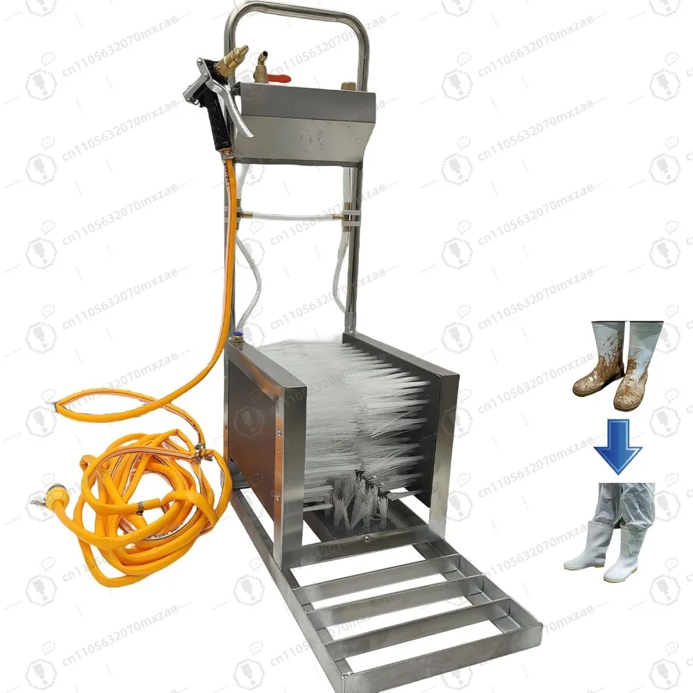 غسالة أحذية المزرعة للماشية من الفولاذ المقاوم للصدأ للطين، فرشاة تنظيف أحذية المطر متعددة الوظائف