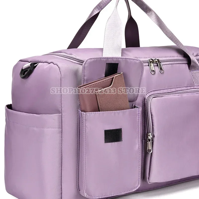 Gabby Dollhouse Gym Bag Large Capacity Cute Cartoon Sports Tote Shoulder Bags Shoe Compartment Business Trip Excursion Packet