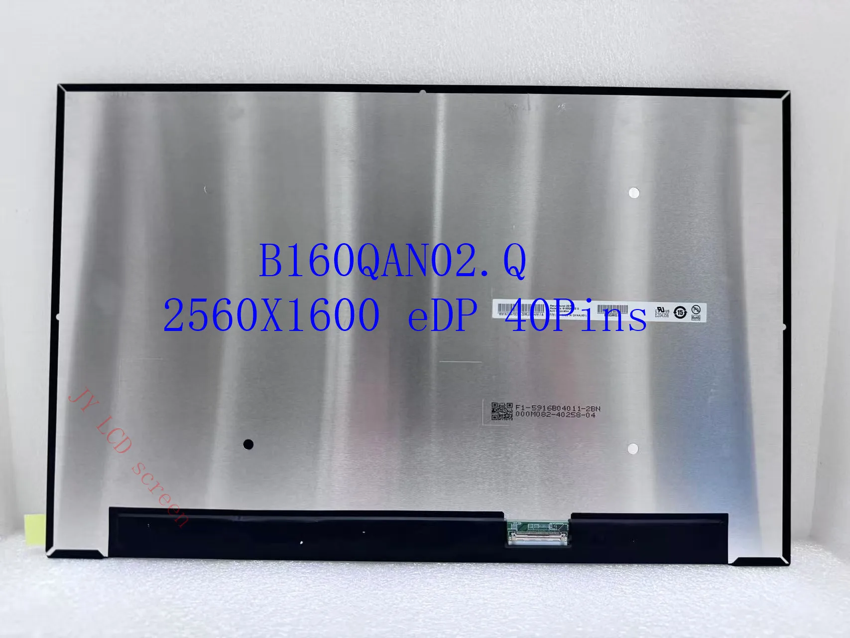 

B160QAN02.Q 16 дюймов 165 Гц eDP 40 контактов ЖК-экран ноутбука Замена матричной панели для ASUS ROG Zephyrus M16 GU603 GU603H GU603Z