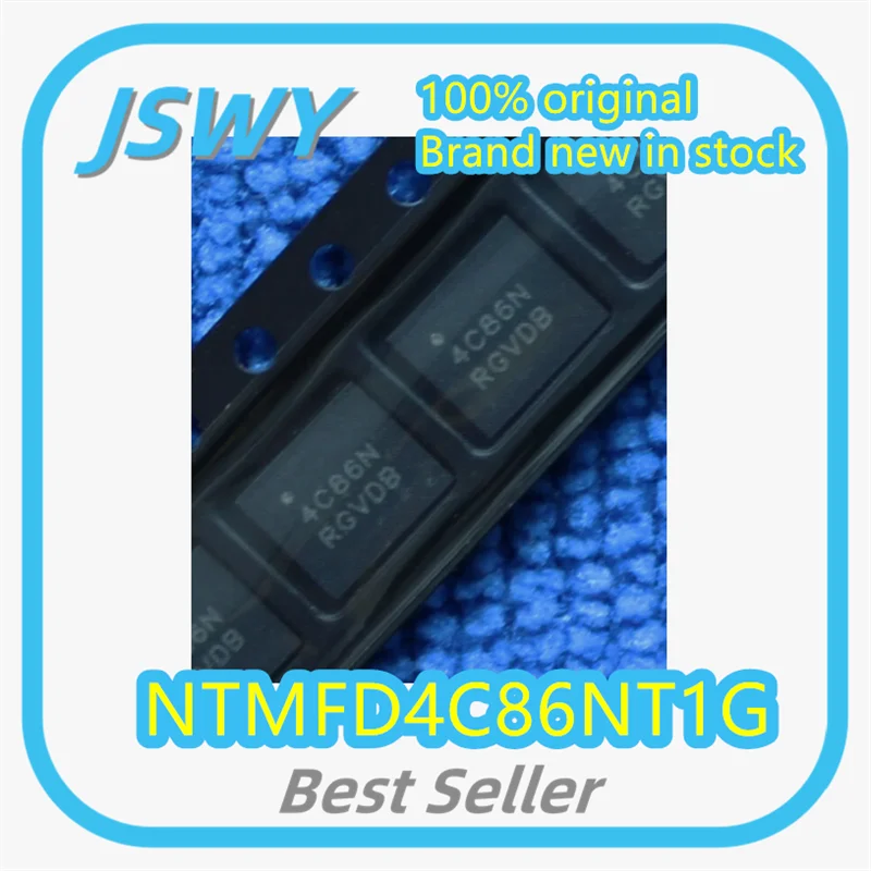 

(5/50 pieces) NTMFD4C86NT1G NTMFD4C86NT1 Silkscreen 4C86N DFN-8 MOS Field Effect Transistor Original Electronics