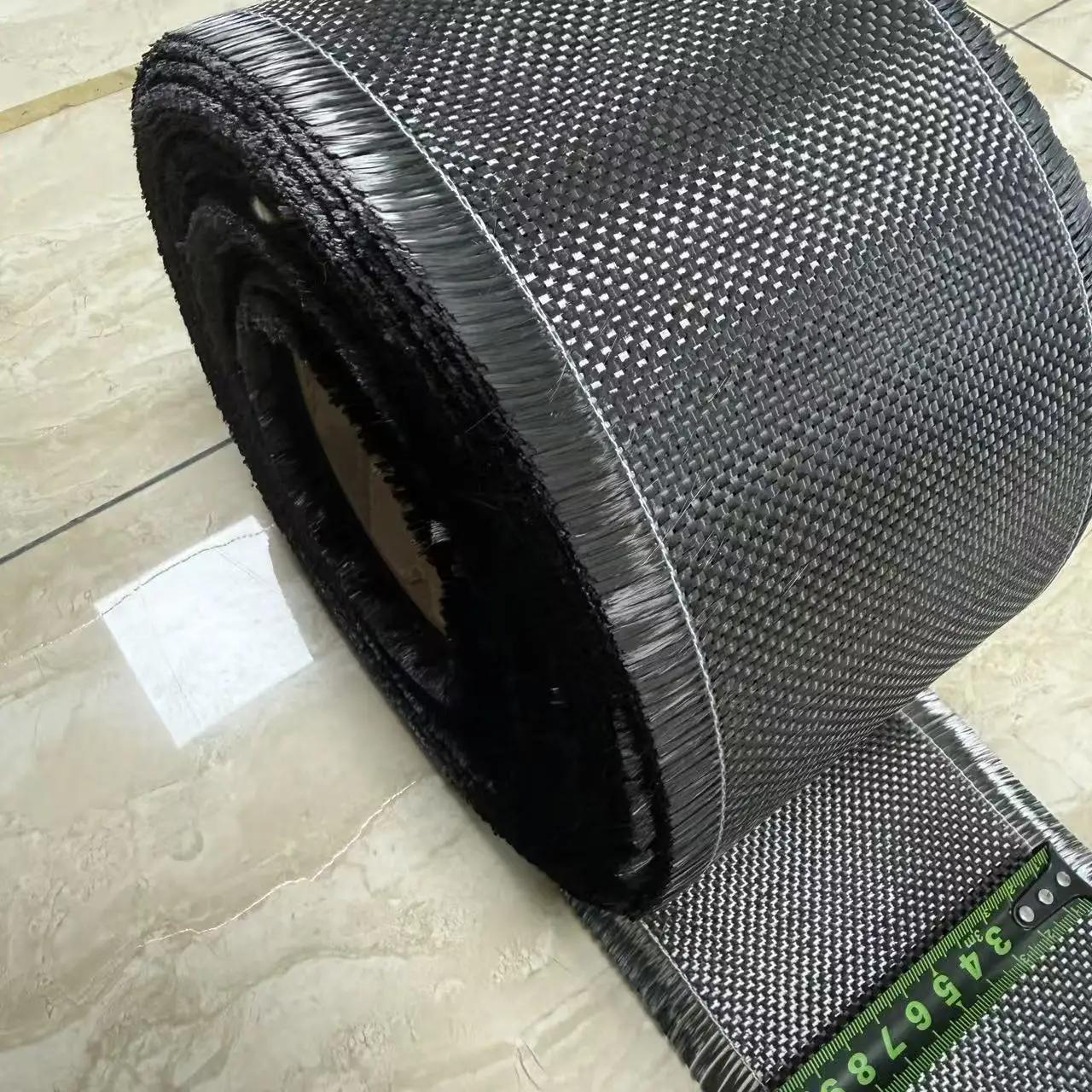 3K 200gsm Real Carbon fiber cloth bidirectional woven plain 2x2 style width 10cm and length 5M/10M/20M for Product repar