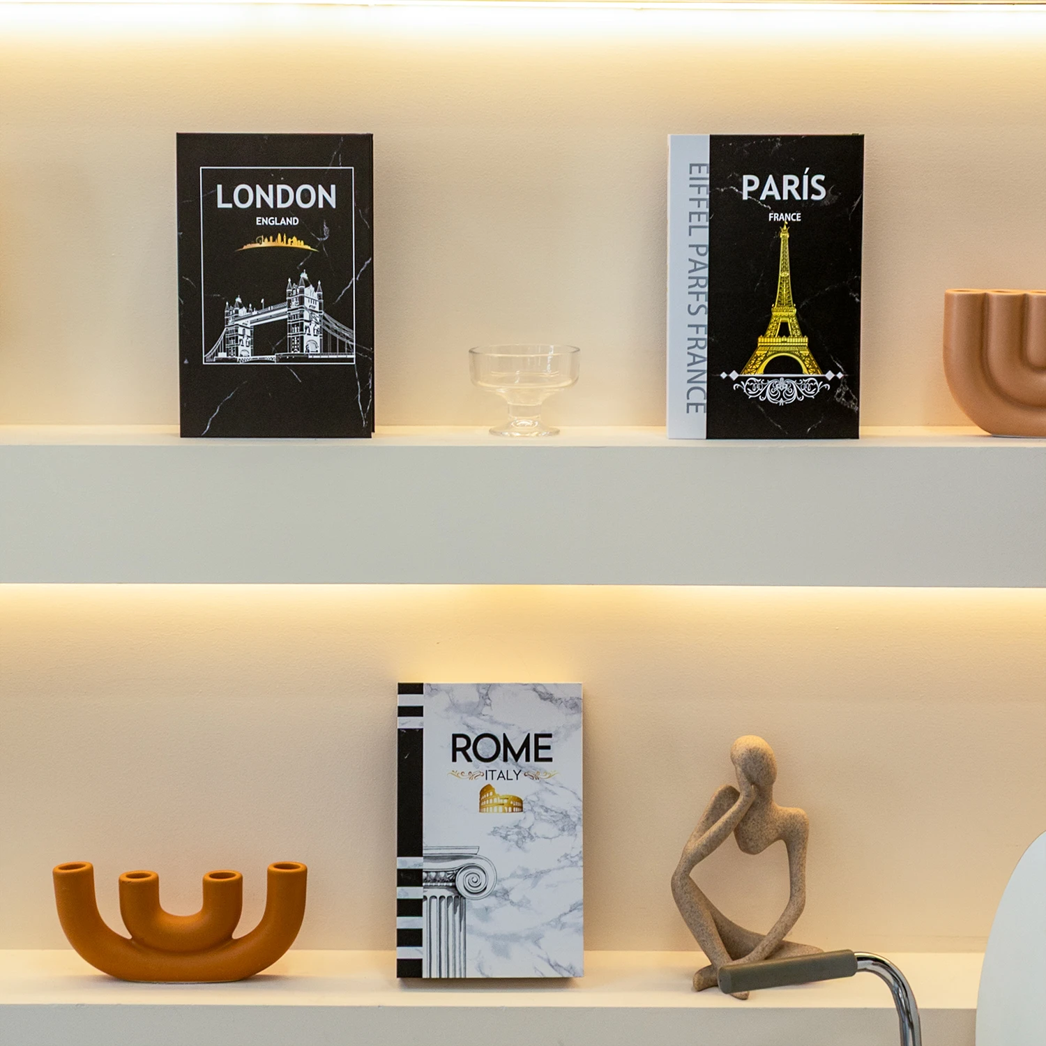 Luxury Fake Books for Decoration Openable Simulation Book Storage Box Coffee Table Books Villa Hotle Home Decor Shooting Props - Image 3