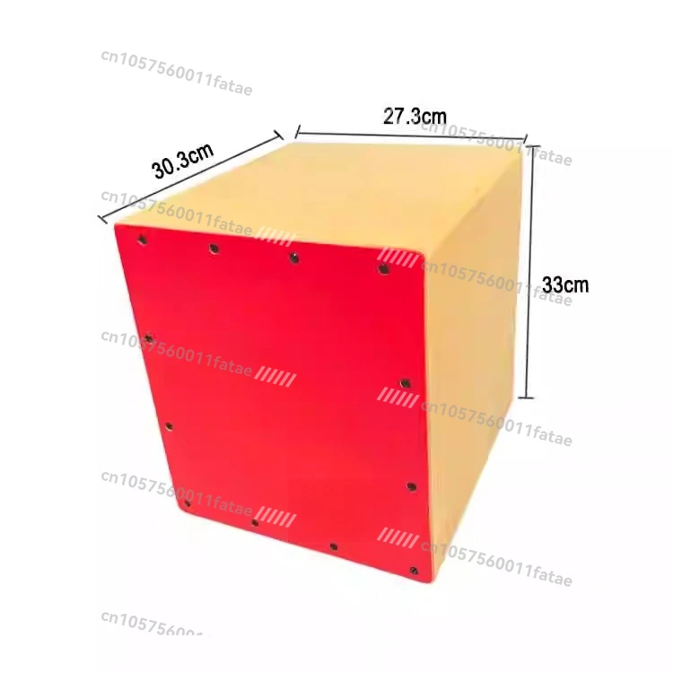 

Suitable for children wooden box drum musical instrument sitting drum card beat box adult hand beat wooden box drum question
