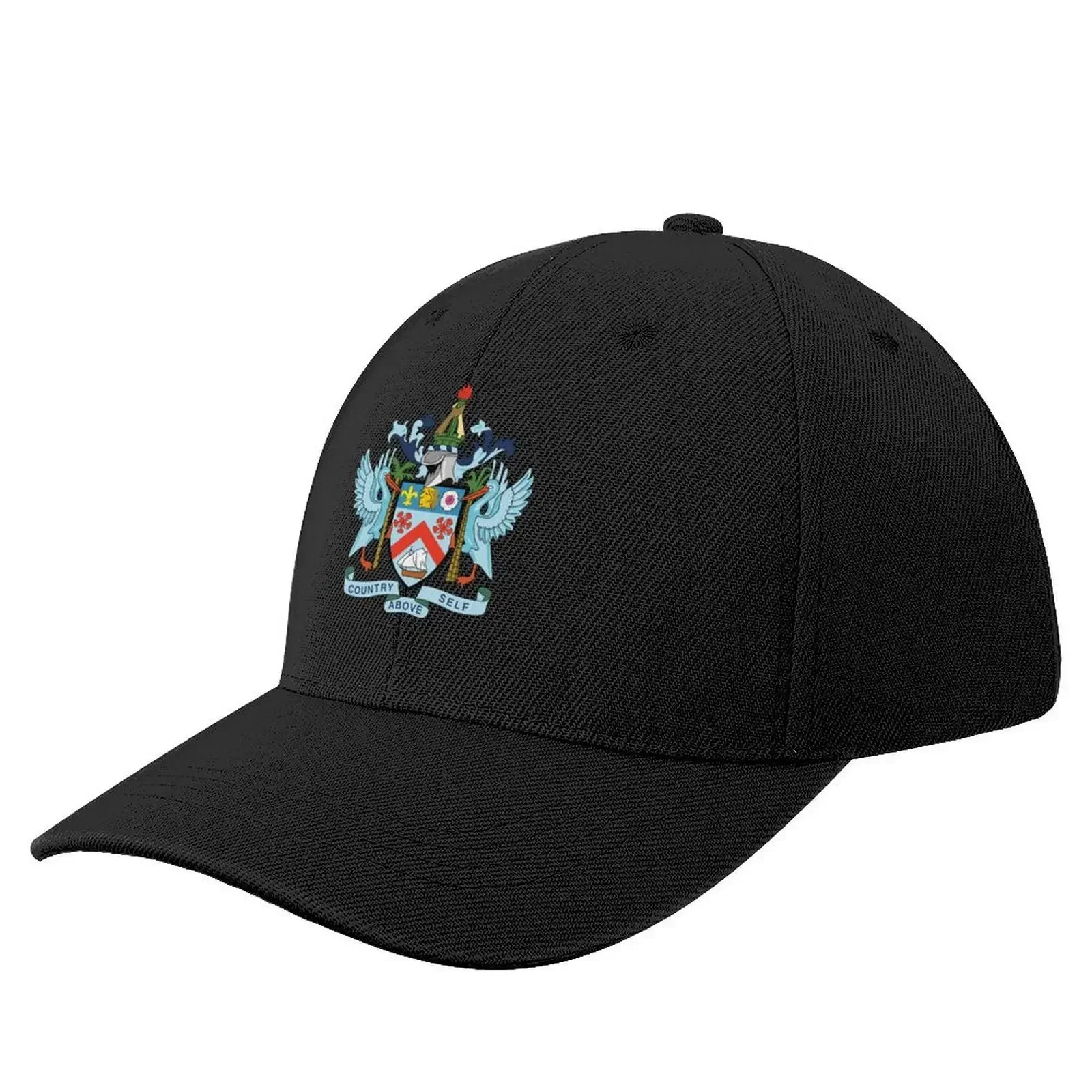 St Kitts and Nevis Coat of Arms Baseball Cap Streetwear Rugby Gentleman Hat New In Hat Women Caps Men's