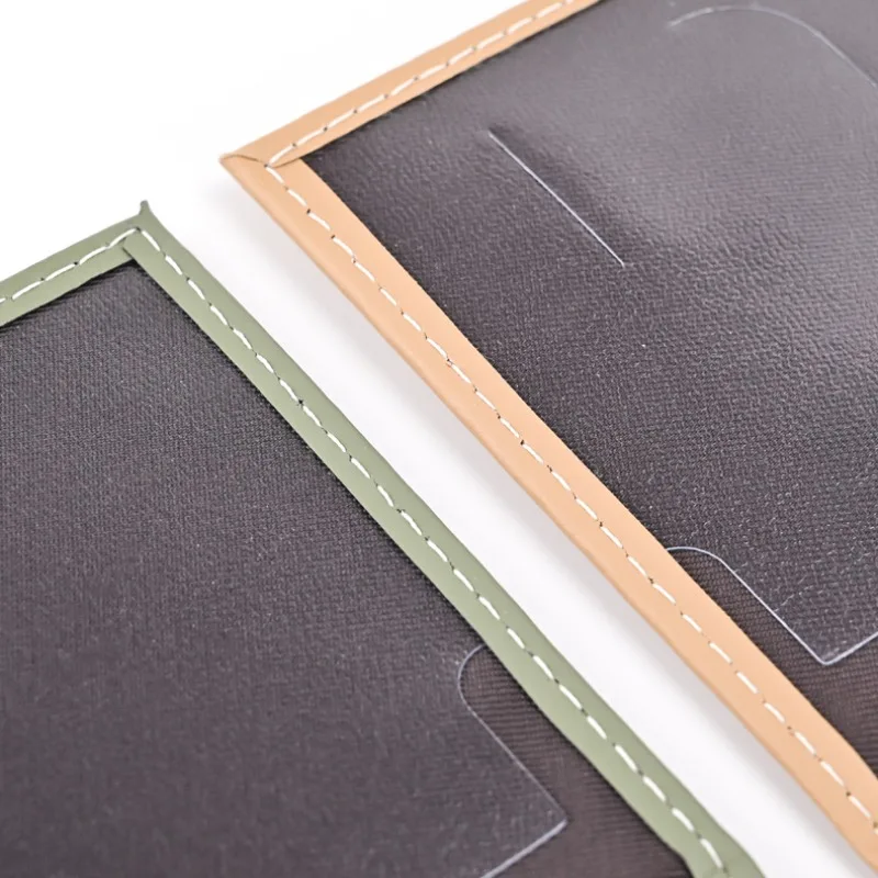 النساء الرجال رسالة تذكرة حامل جواز السفر يغطي جواز السفر رجل جواز سفر الغطاء الواقي إكسسوارات السفر حقيبة القضية