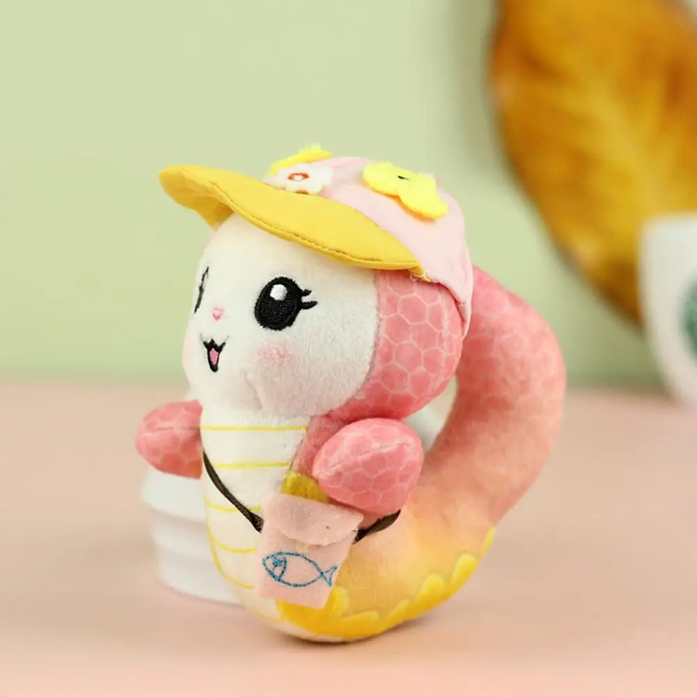 Anno del serpente bambola della mascotte serpente peluche portachiavi anno del serpente bambola della mascotte regalo di decorazioni per la tavola del festival di primavera