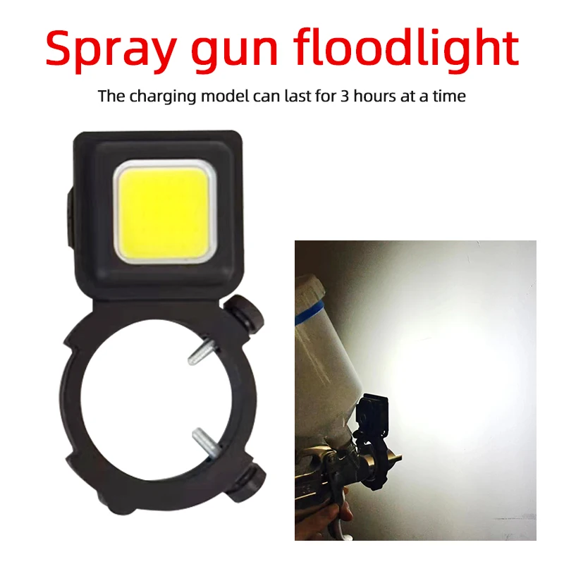 Spray Gun Light Airbrush Light Spray Paint Fill Light Universal Spray Gun Light Adjustable Size Lighting Searchlight Spray Gun