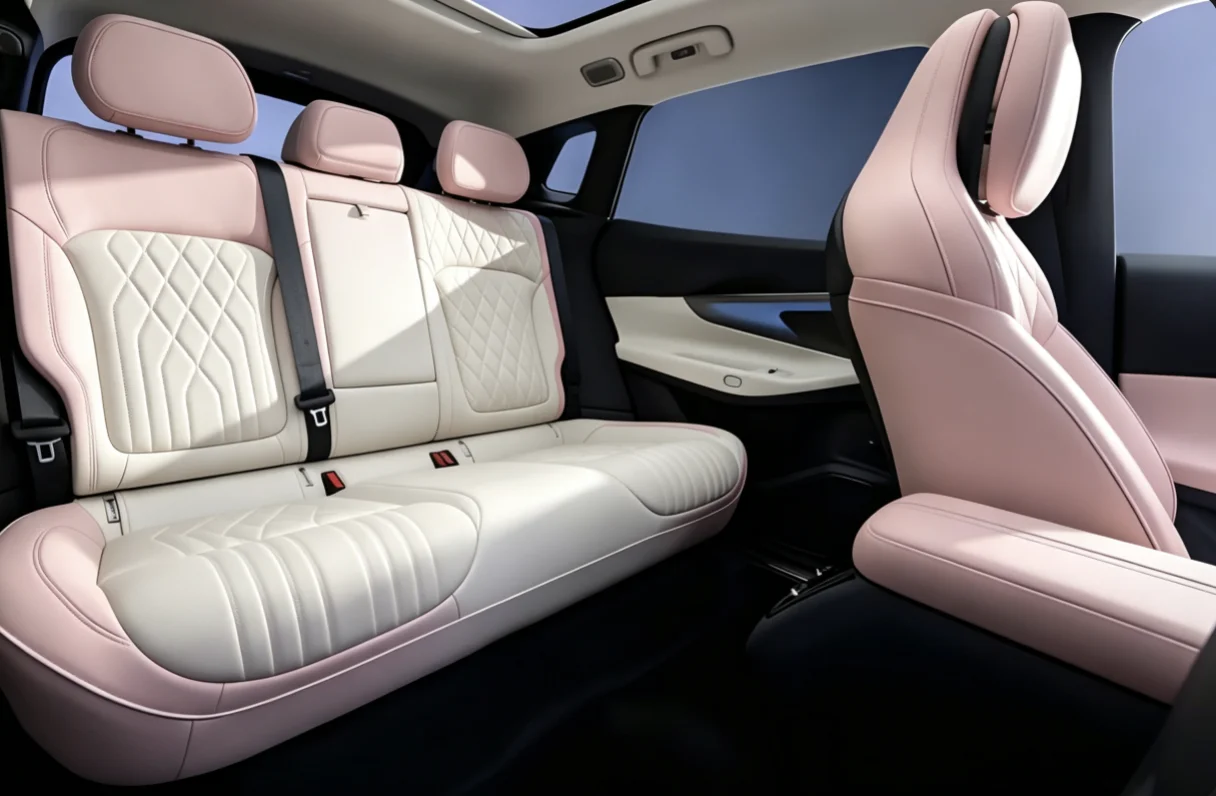 Für Lynk & Co 08 2023~2025 Maßgefertigte Autositzbezüge Luxuriöses Nappaleder 100% Passgenau Innenraumzubehör 360 ° Vollständige Abdeckung – Detail 7