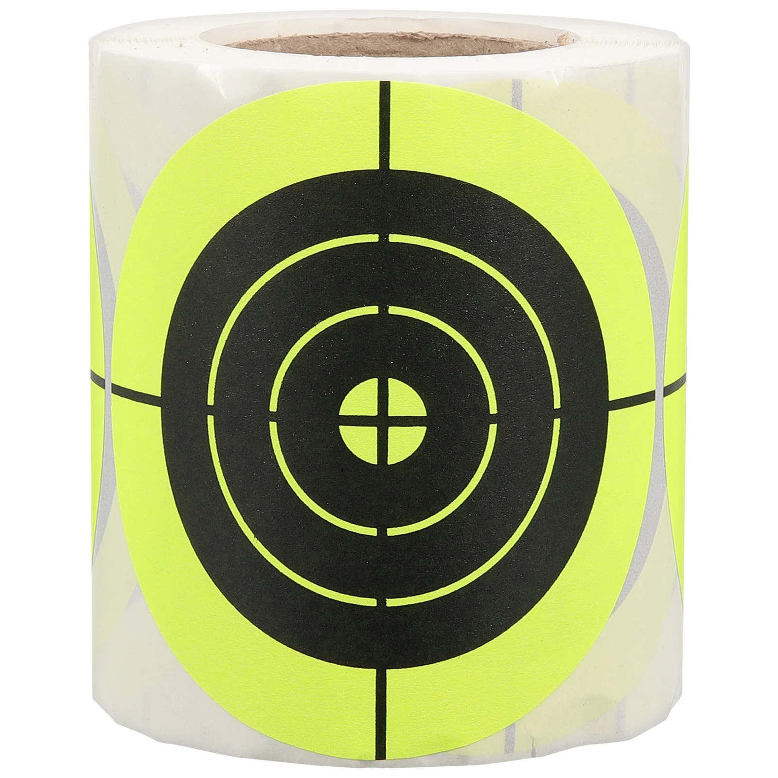 1 Roll Circle Stickers with Fluorescent Design Self-Adhesive Spot Labels for Target Practice Stickers Splatter