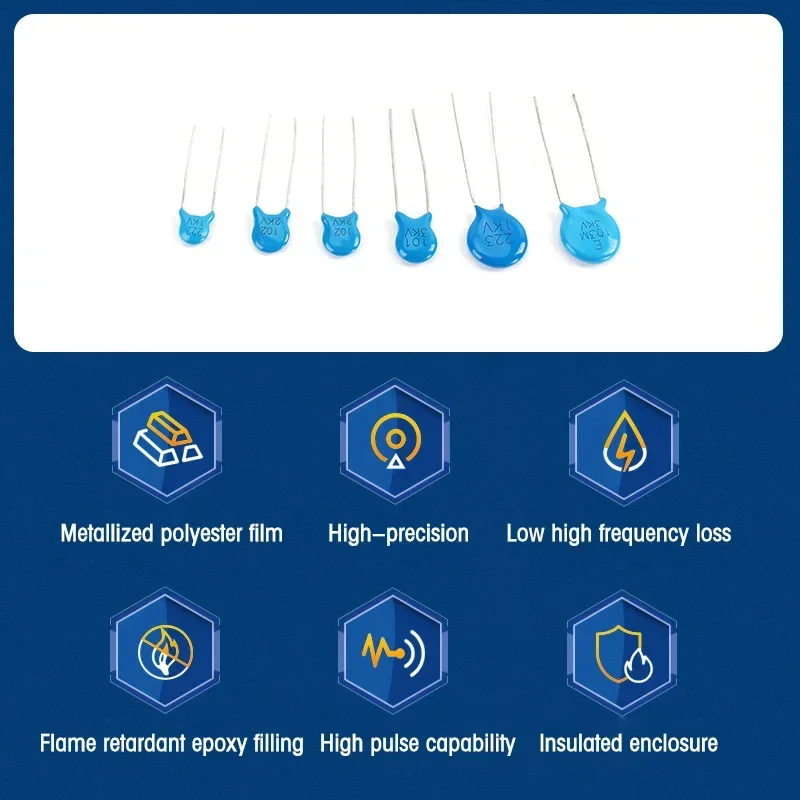 Imagem -06 - Jogo Cerâmico de Alta Tensão dos Capacitores 1kv 2kv 3kv 15 Valores 1nf 2.2nf 10nf 22nf 0.47nf 102 222 472 103 223 152 332 300 Pcs por Caixa