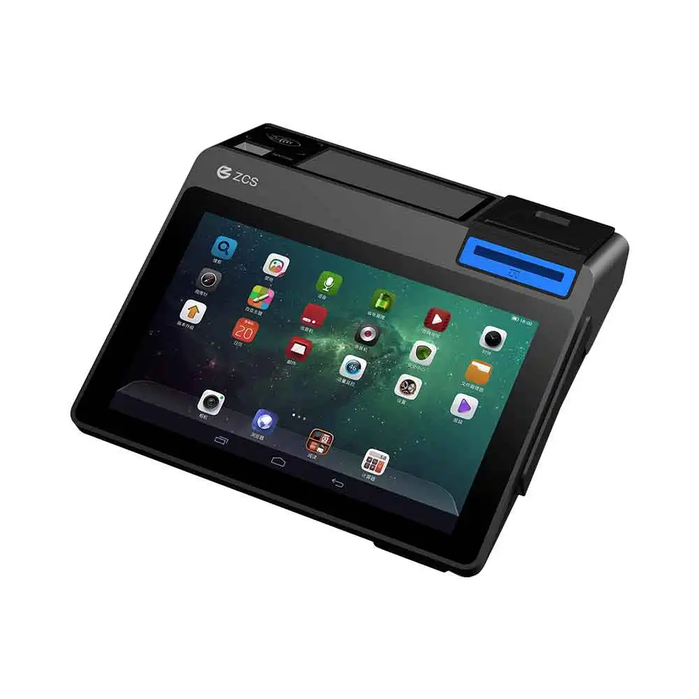 

Zcs Z100 Promotion 10.1 Inch Desktop Pos Android Cashier Machine With 2Gb Ram 16Gb Flash