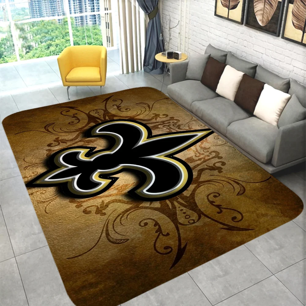 Floor Mat for Kitchen Carpet for Home Entrance New OrleanS SaintS Living Room Mat Outdoor Doormat Entrance Door Custom Cute Rug