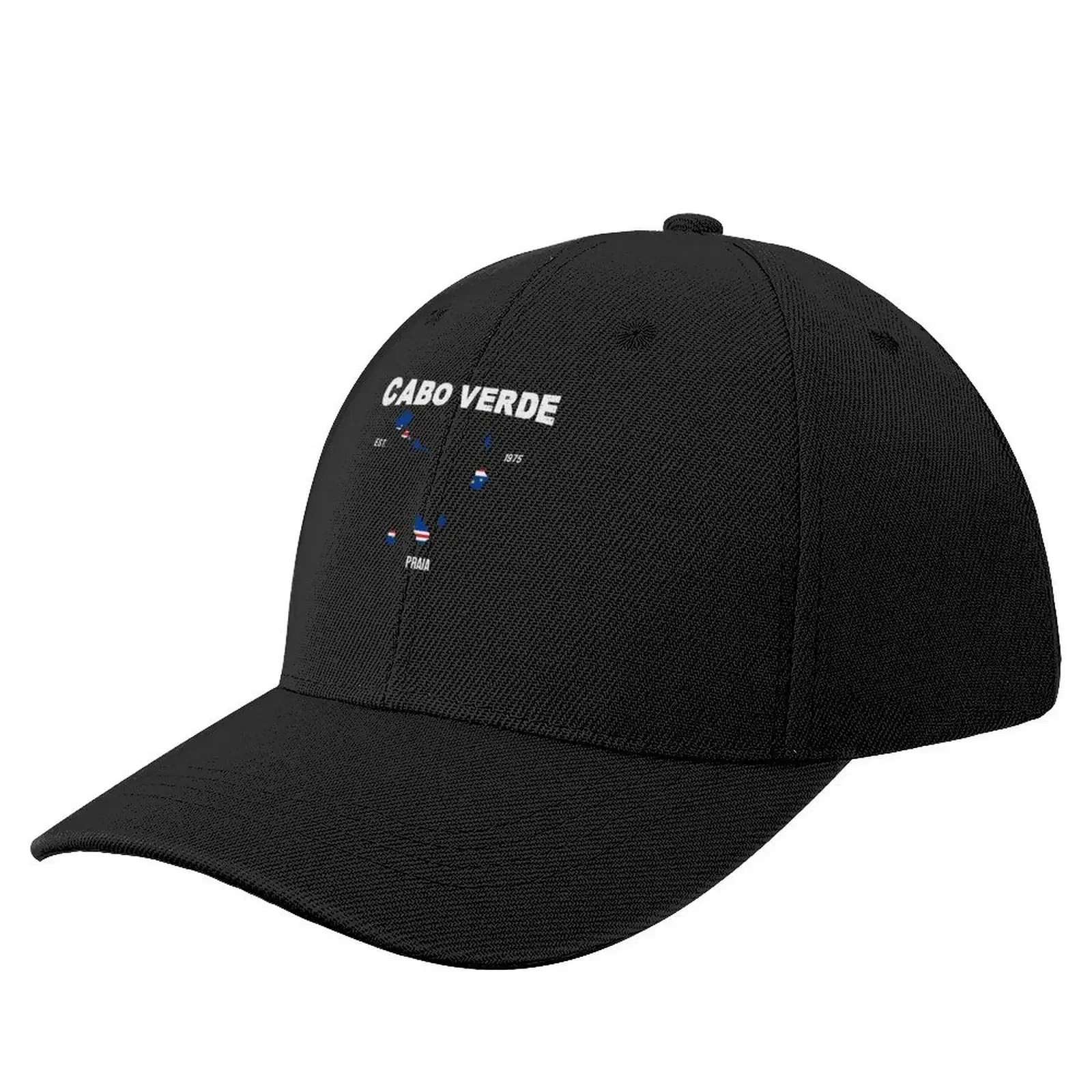 

Cabo Verde Flag, Cabo Verde Map, Verdean National Day Baseball Cap Rave black Funny hats Trucker Hats For Men Women's