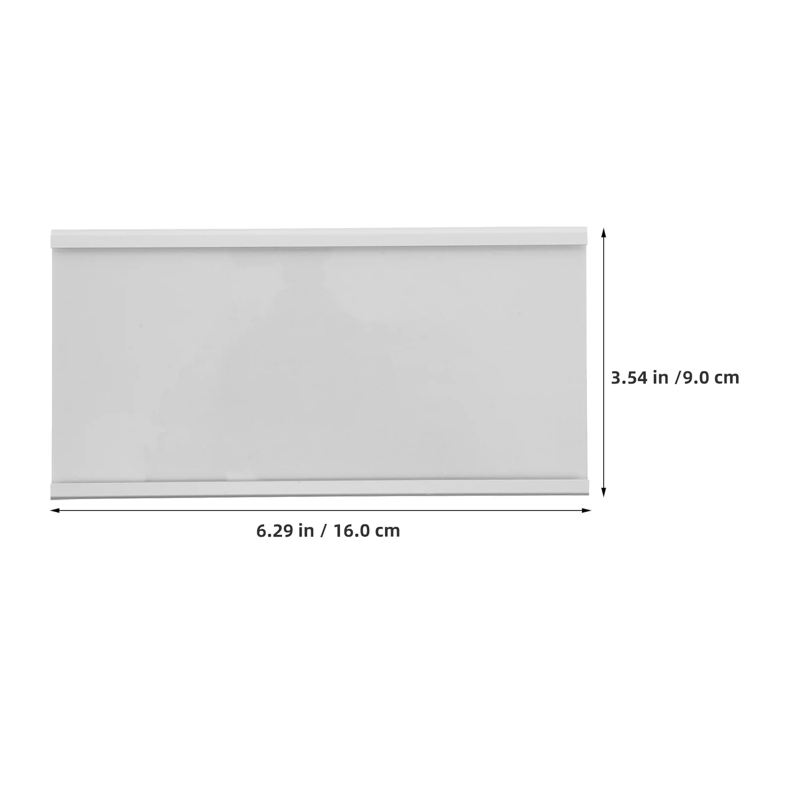 Soporte para placa de identificación de aluminio, soporte de pared de 9x16cm para puerta de oficina, escritorio, etiqueta de nombre del personal profesional para reuniones de negocios