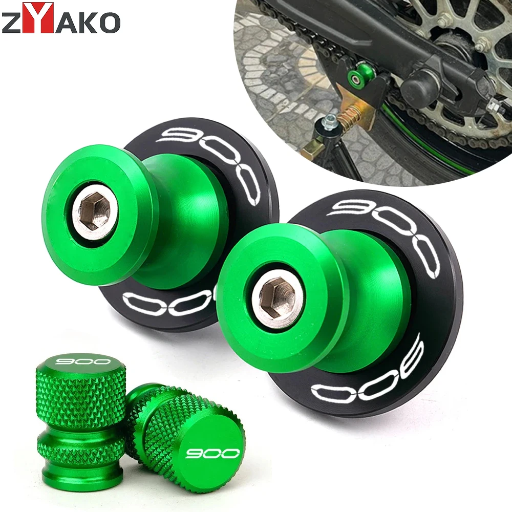 For Kawasaki Z900 Z900RS Z900SE Z 900 2017-2022 2023 2024 Motorcycle CNC Swingarm Spool Sliders Stand Screw Tire Valve Caps