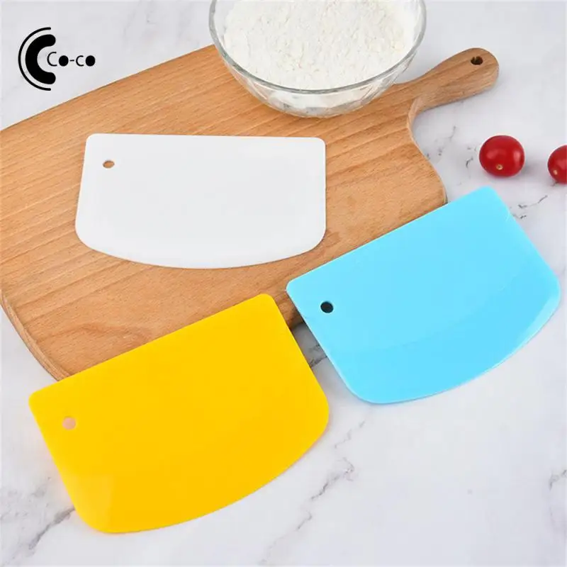 Smooth Edge Spatula Multiple Colour Carefully Select Materials Plastic Cutting Tool Household Products Dough Scraper Spatula