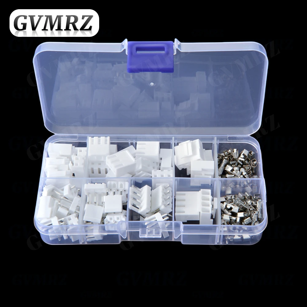 120Pcs/Box JST VH3.96 Pin Header Connector 2/3/4 Pin JST VH 3.96mm Male Plug Female Socket Plastic Housing Terminals Connector