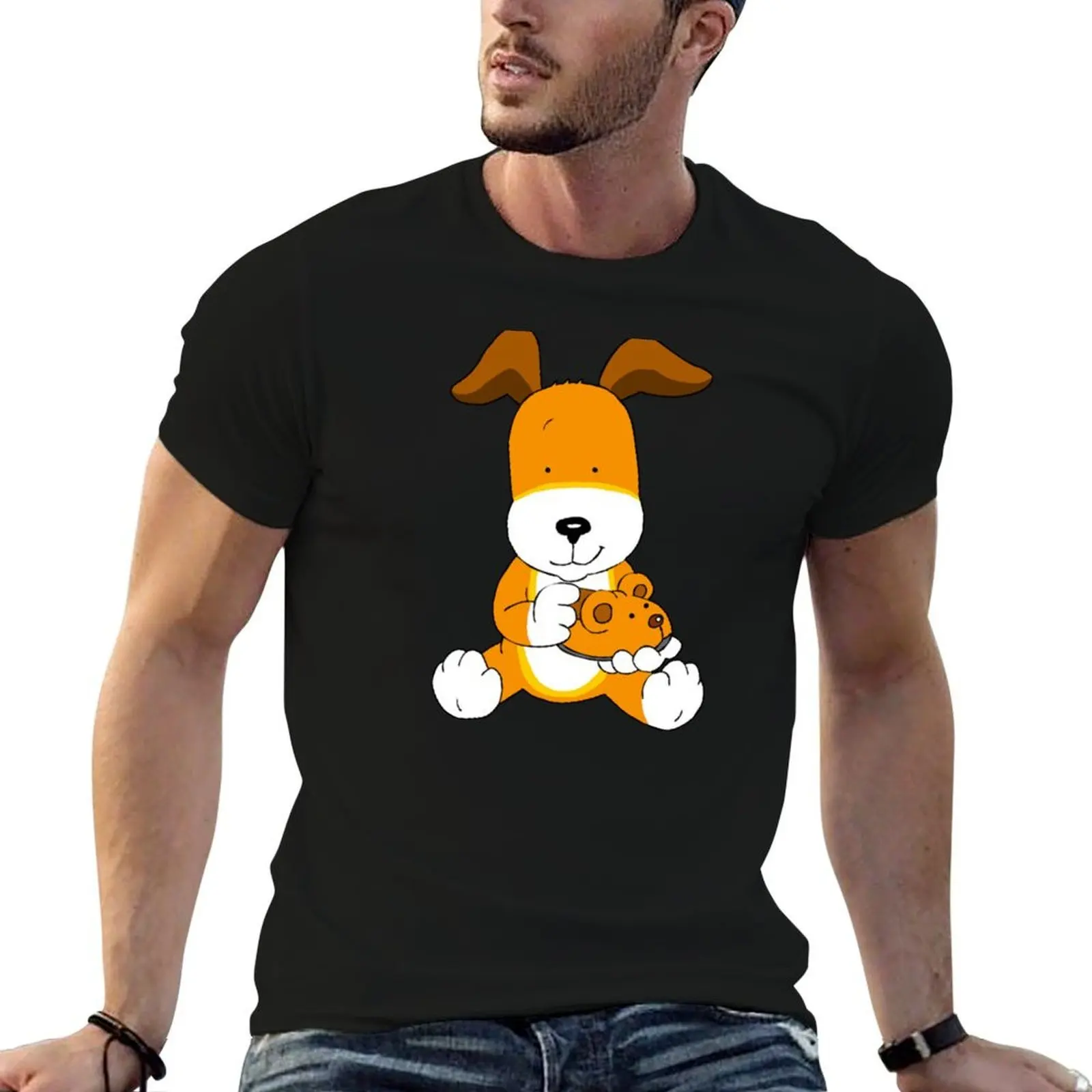 

Kipper the dog T-Shirt funny t shirts cotton cotton t shirts man 100% t shirt man luxury T-shirt