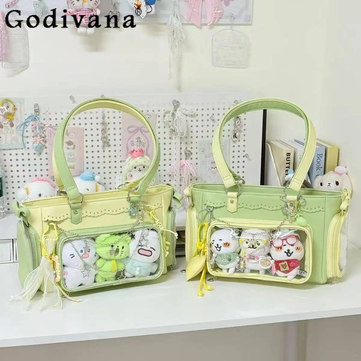

Two-dimensional Japanese Original Lolita Pain Bag Sweet Cute Baby Bag Daily Leisure Commuting Large-capacity Shoulder Bag Women