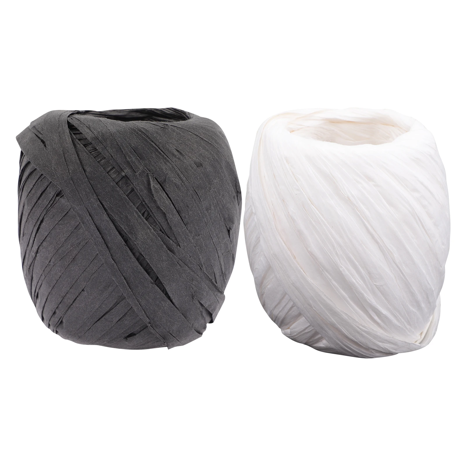 

2 Rolls Raffia Ribbon 2m Lampshade Raffia Ribbon String Craft Gift Wrapping Yarn Twine Art Home Decoration Accessories