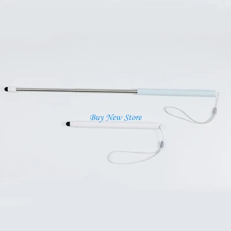 20CE مؤشر التدريس تلسكوبي عصا مؤشر السبورة قابل للسحب مع الحبل