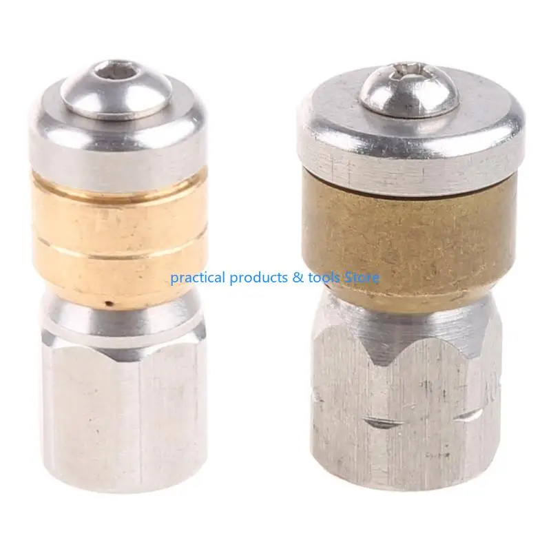 

77JB 4000PSI Шайма для канализационной камеры стекловолонную форсунку G1/4 G1/8 G3/8 Кнопка. Кнопка.