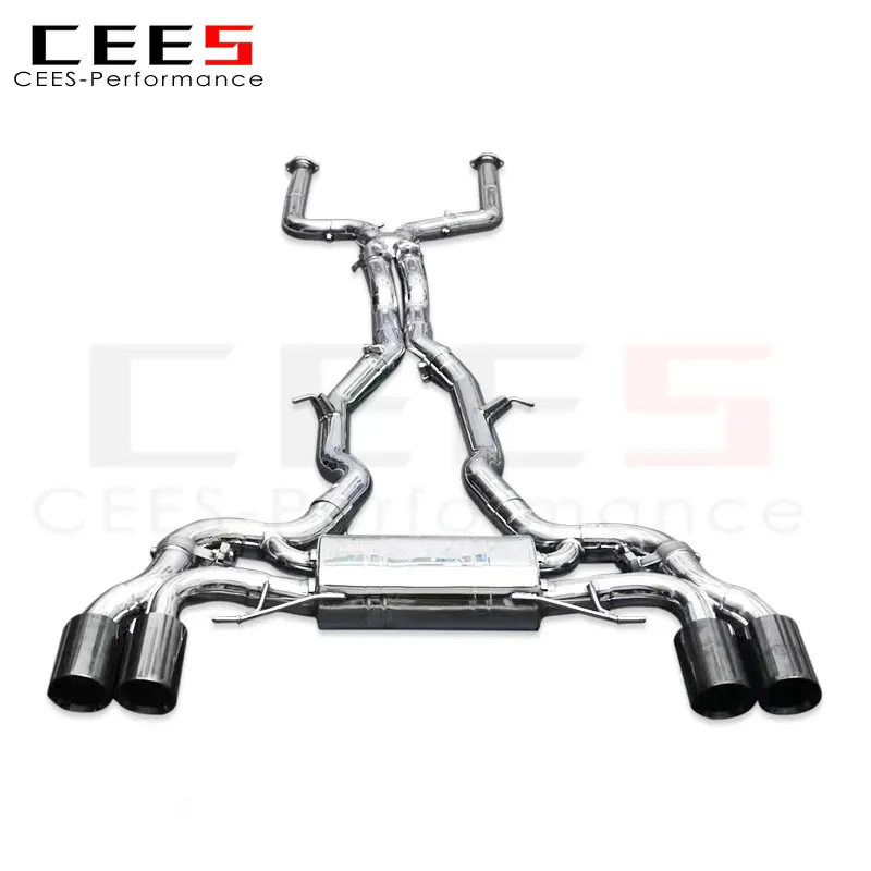 

CEES Catback выхлопная система для BMW X3M/X4M F97/F98 3.0T 2019-2022, выхлопная труба из нержавеющей стали, высокопроизводительная выхлопная система