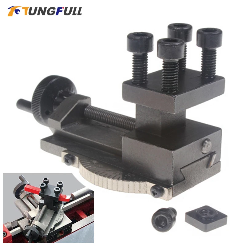 Rotatable Lathe Tool Holder S/N: 10154 for Sieg C0 Mini Lathe Accessories Lathe Tool holder Turning Tool Rotatable Angle