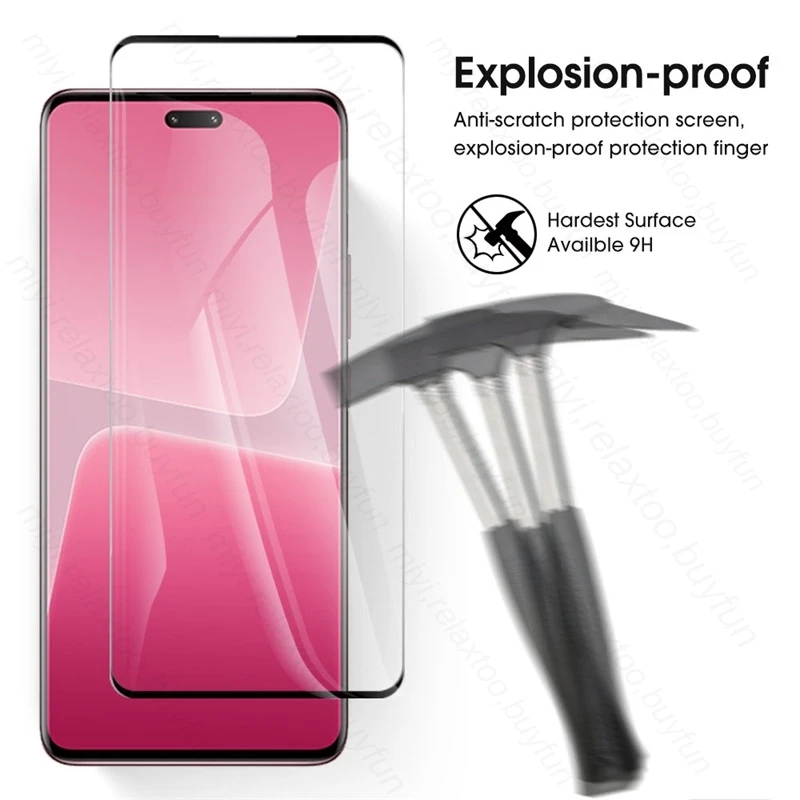 4To1 9D Curved Tempered Glass Screen Protector Xiomi 13 Lite Camera Glass For Xiaomi Mi13 Mi 13Lite Light Pro 5G Protective Film