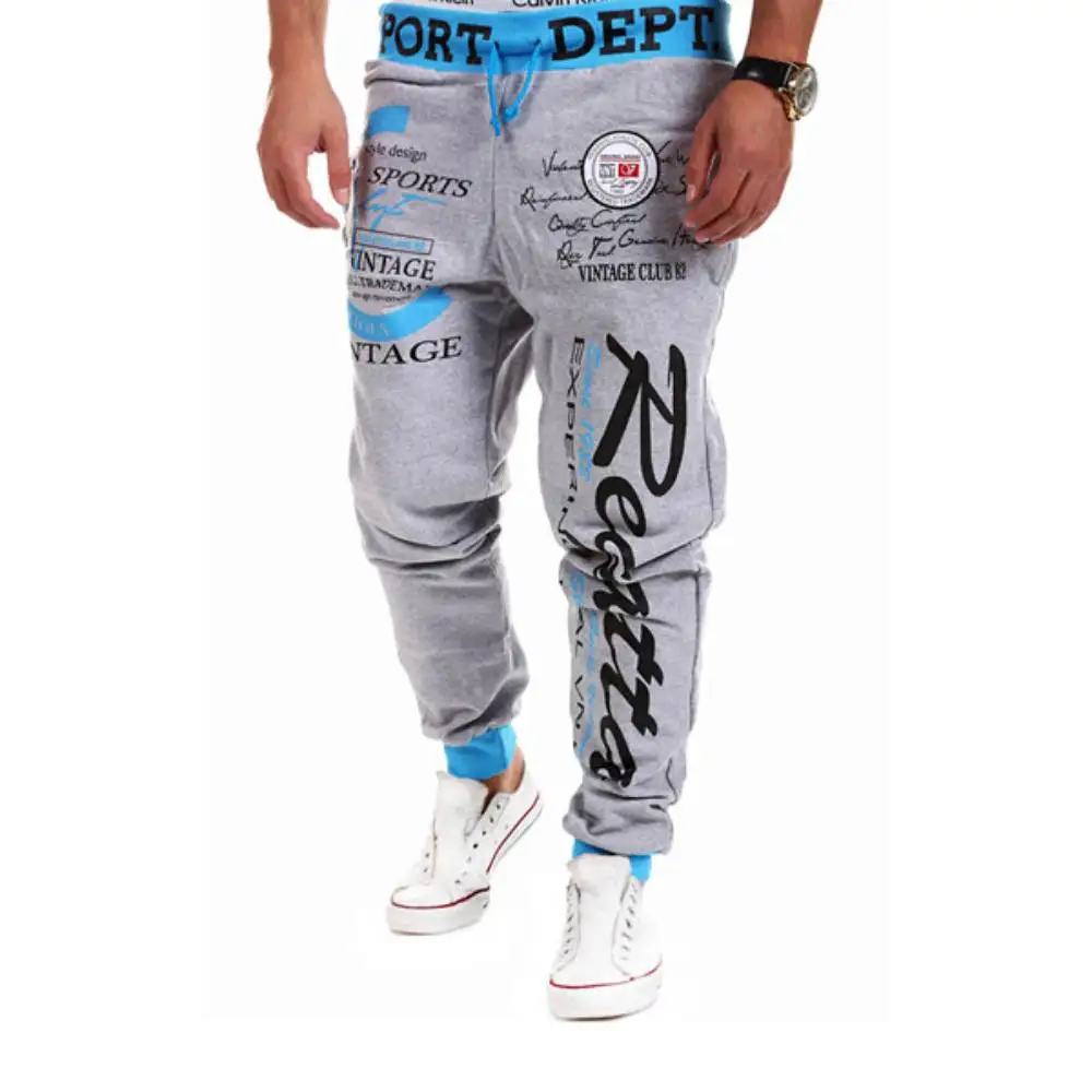 Casual Baggy Men Athletic Trousers Jogger Fitness Workout Pants Hip Hop Streetwear Spring Autumn Sweatpants Track Bottoms